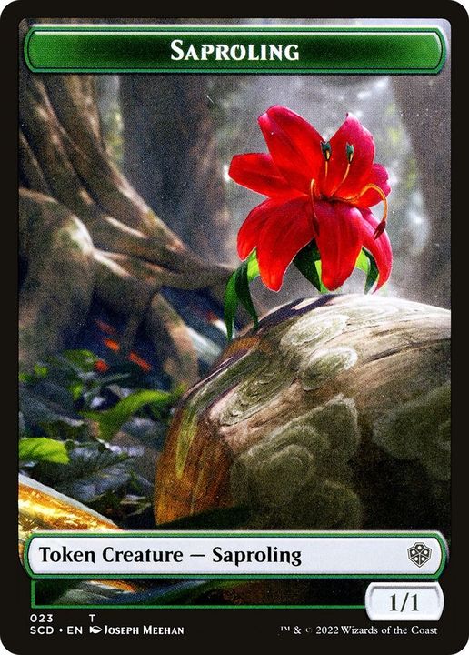 Saproling in the group Magic the Gathering / Sets / Starter Commander Deck Tokens at Proxyprinters.com (32212)