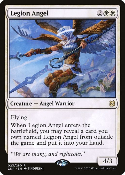 Legion Angel in the group Magic the Gathering / Sets / Zendikar Rising Promos at Proxyprinters.com (32216)