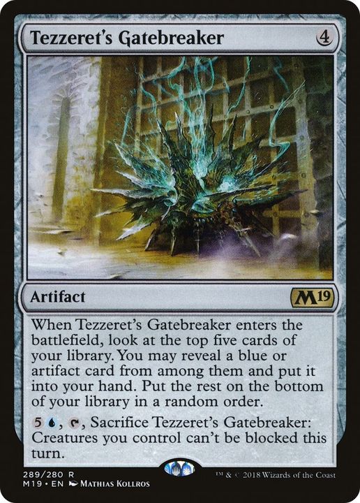 Tezzeret's Gatebreaker in the group Magic the Gathering / Types / Artifacts / Artifact at Proxyprinters.com (32229)