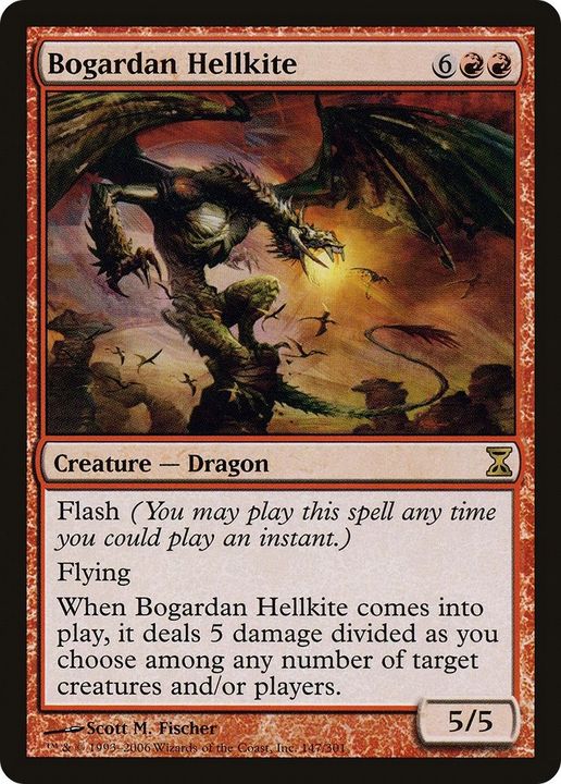 Bogardan Hellkite in the group Magic the Gathering / Types / Colors / Red at Proxyprinters.com (32233)