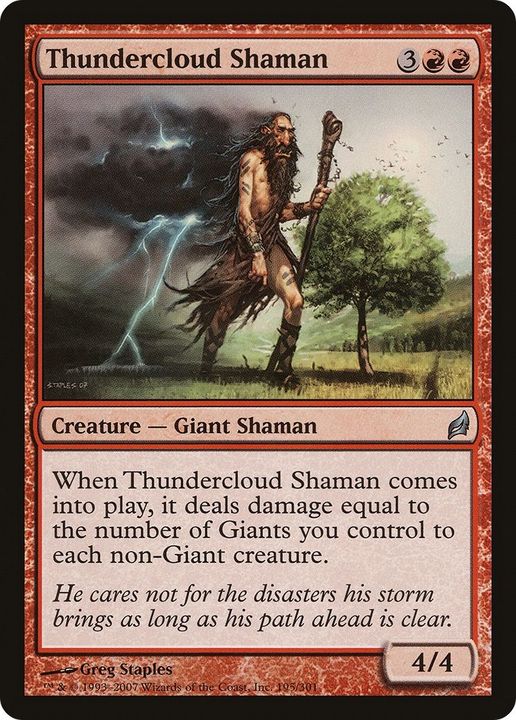 Thundercloud Shaman in the group Magic the Gathering / Sets / Lorwyn at Proxyprinters.com (32252)