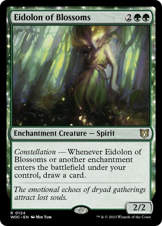 Eidolon of Blossoms in the group Magic the Gathering / Sets / Wilds of Eldraine Commander Tokens at Proxyprinters.com (32265)