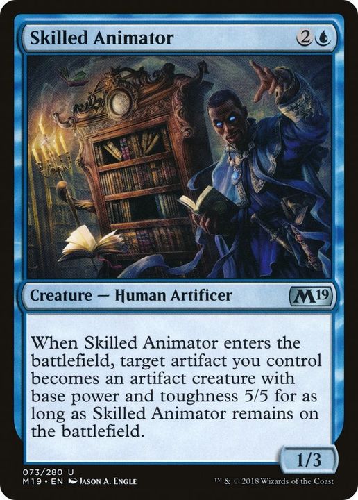 Skilled Animator in the group Magic the Gathering / Types / Creatures / Human at Proxyprinters.com (32266)