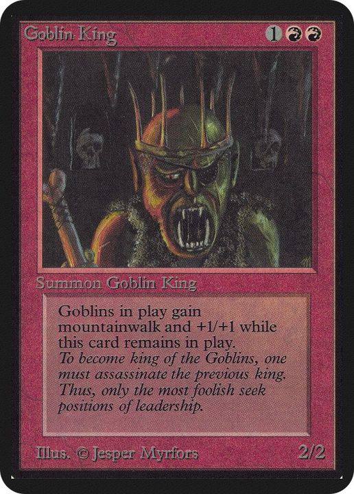 Goblin King in the group Magic the Gathering / Types / Creatures / Goblin at Proxyprinters.com (32275)