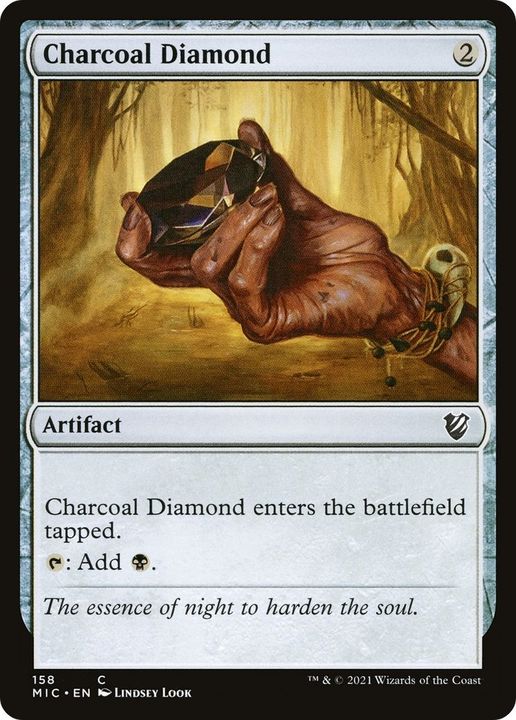 Charcoal Diamond in the group Magic the Gathering / Types / Artifacts / Artifact at Proxyprinters.com (32283)