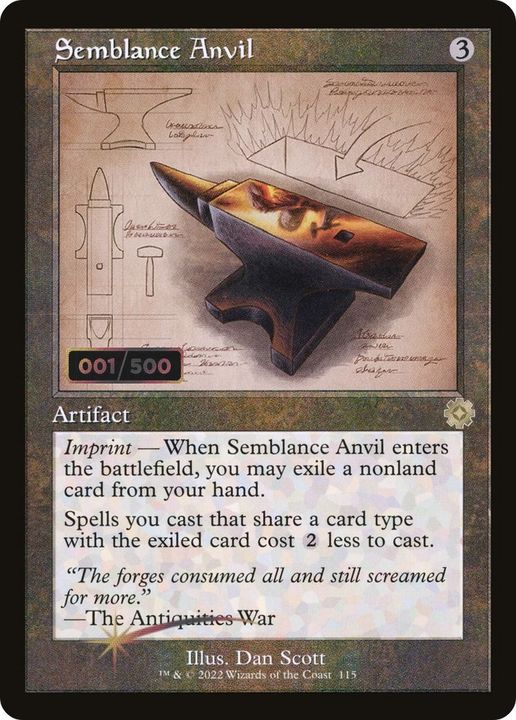 Semblance Anvil in the group Magic the Gathering / Types / Artifacts / Artifact at Proxyprinters.com (32285)