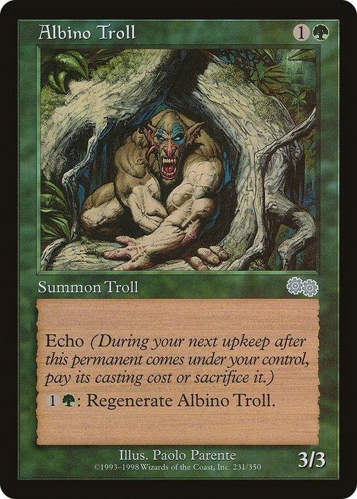 Albino Troll in the group Magic the Gathering / Types / Colors / Green at Proxyprinters.com (32343)