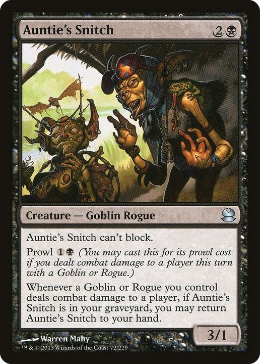 Auntie's Snitch in the group Magic the Gathering / Types / Creatures / Goblin at Proxyprinters.com (32358)