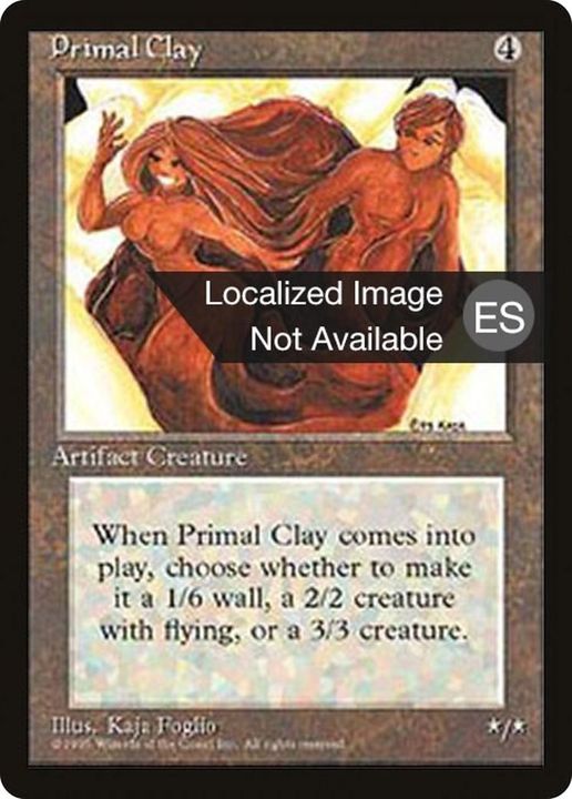 Primal Clay in the group Magic the Gathering / Sets / Fourth Edition Foreign Black Border at Proxyprinters.com (32380)