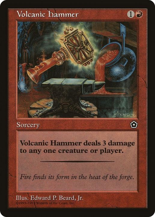 Volcanic Hammer in the group Magic the Gathering / Sets / Portal Second Age at Proxyprinters.com (32394)