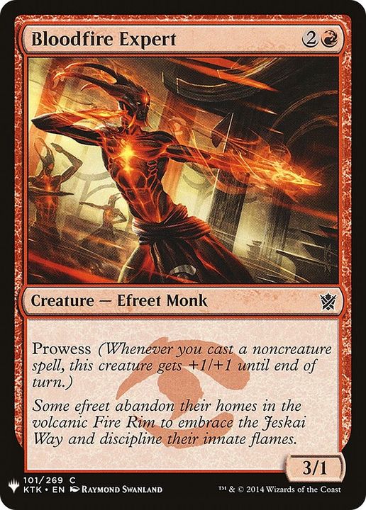 Bloodfire Expert in the group Magic the Gathering / Types / Colors / Red at Proxyprinters.com (32423)