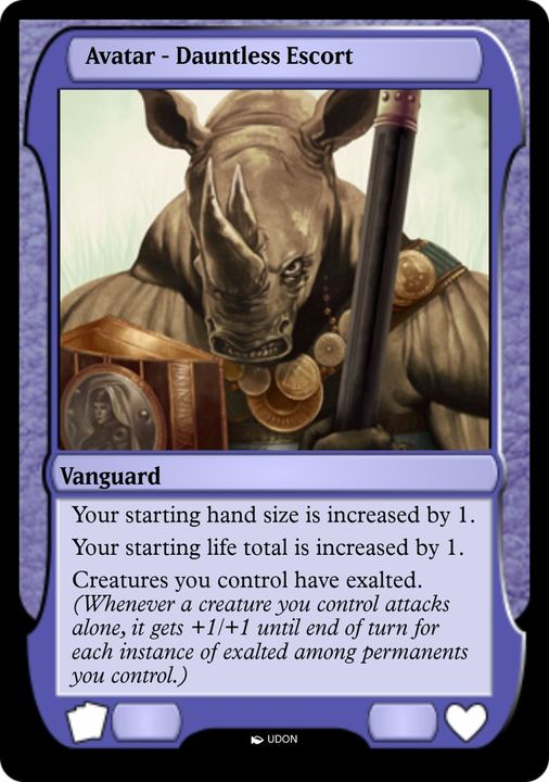 Dauntless Escort Avatar in the group Magic the Gathering / Types / Colors / Colorless at Proxyprinters.com (32425)