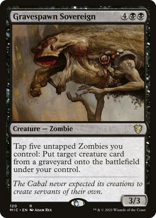 Gravespawn Sovereign in the group Magic the Gathering / Types / Creatures / Zombie at Proxyprinters.com (32428)