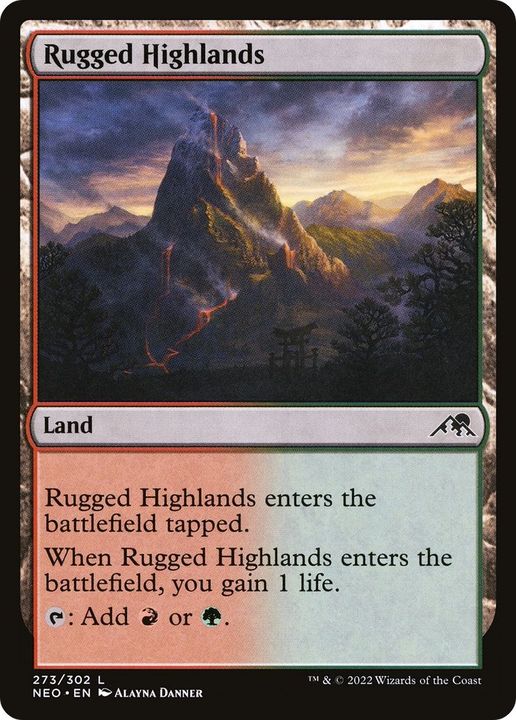 Rugged Highlands in the group Magic the Gathering / Types / Colors / Colorless at Proxyprinters.com (32431)