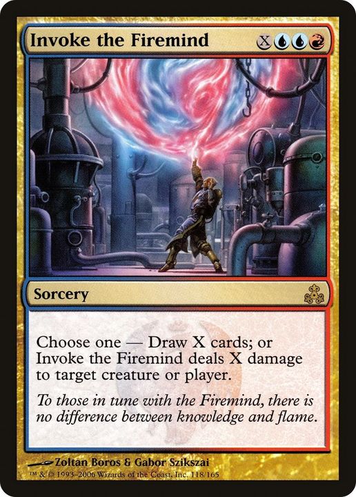 Invoke the Firemind in the group Magic the Gathering / Types / Colors / Multicolors / R, U at Proxyprinters.com (32437)