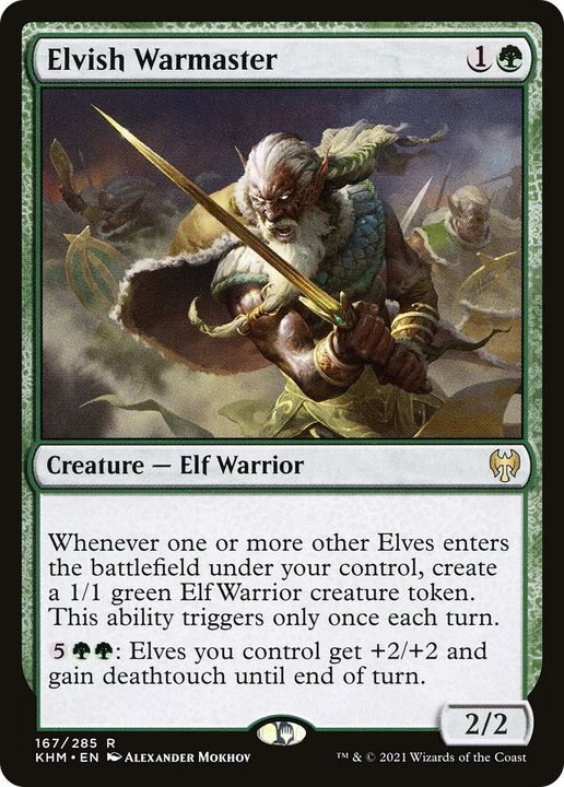 Elvish Warmaster in the group Magic the Gathering / Types / Creatures / Warrior at Proxyprinters.com (32438)