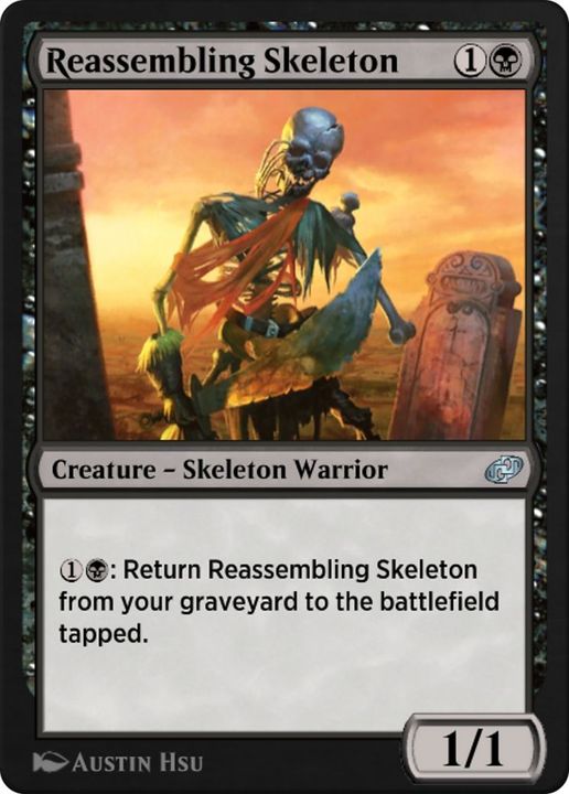 Reassembling Skeleton in the group Magic the Gathering / Types / Creatures / Warrior at Proxyprinters.com (32472)