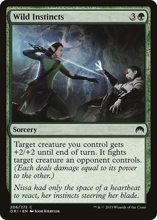 Wild Instincts in the group Magic the Gathering / Types / Colors / Green at Proxyprinters.com (32485)