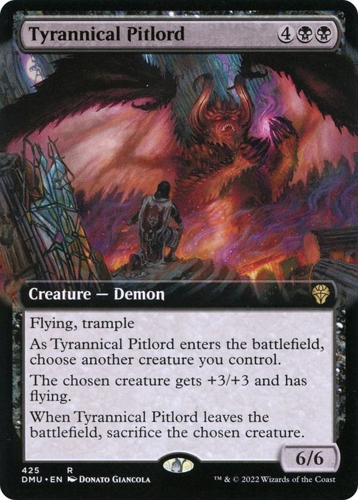 Tyrannical Pitlord in the group Magic the Gathering / Types / Colors / Black at Proxyprinters.com (32503)