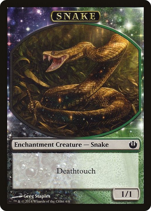 Snake in the group Magic the Gathering / Types / Colors / Multicolors / B, G at Proxyprinters.com (32515)