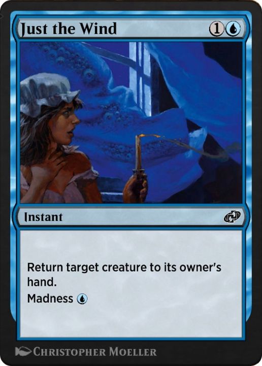 Just the Wind in the group Magic the Gathering / Types / Colors / Blue at Proxyprinters.com (32520)