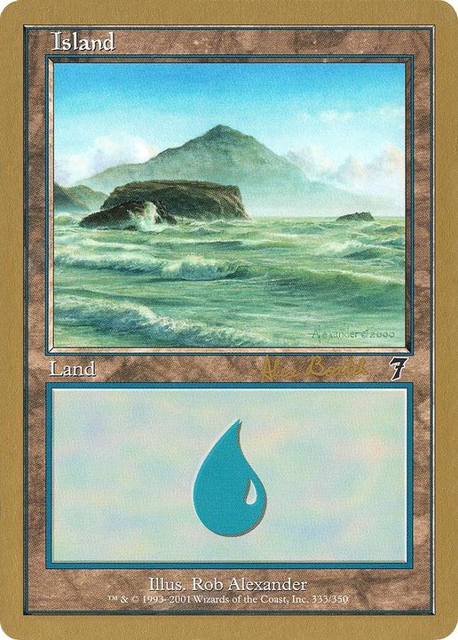 Island in the group Magic the Gathering / Sets / World Championship Decks 2001 at Proxyprinters.com (32538)