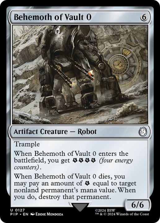 Behemoth of Vault 0 in the group Magic the Gathering / Sets / Fallout at Proxyprinters.com (32545)