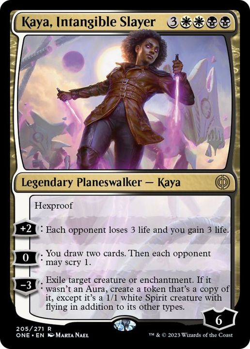 Kaya, Intangible Slayer in the group Magic the Gathering / Sets / Phyrexia: All Will Be One Promos at Proxyprinters.com (32550)