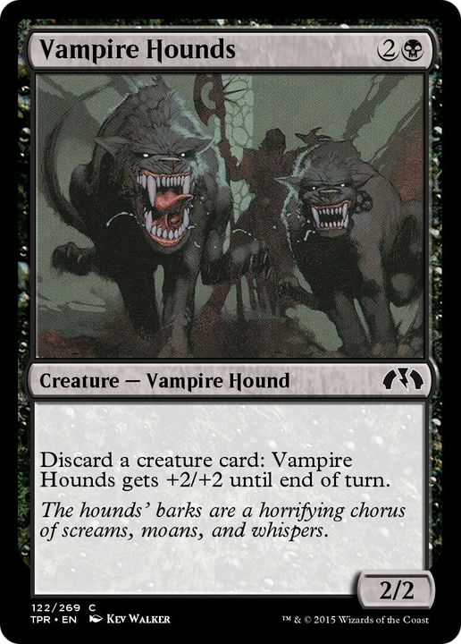 Vampire Hounds in the group Magic the Gathering / Sets / Tempest Remastered at Proxyprinters.com (32556)