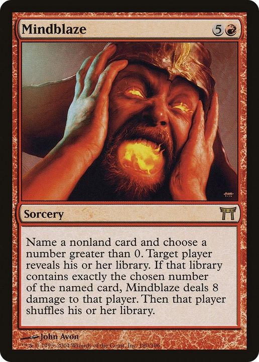 Mindblaze in the group Magic the Gathering / Types / Colors / Red at Proxyprinters.com (32571)