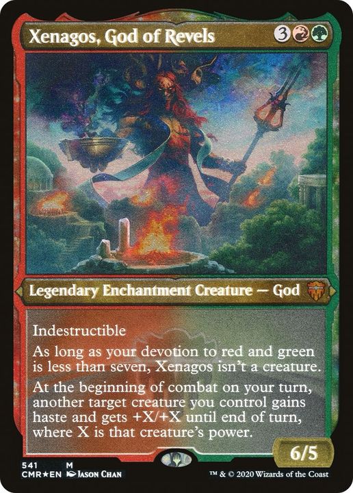 Xenagos, God of Revels in the group Magic the Gathering / Types / Enchantment / Legendary Enchantment at Proxyprinters.com (32573)