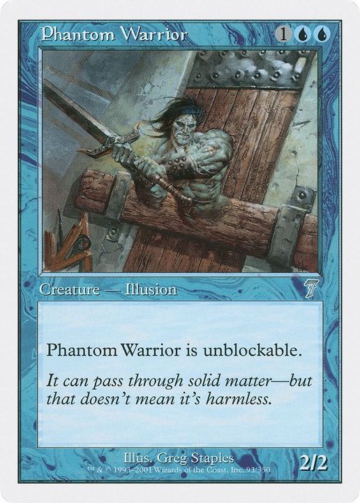 Phantom Warrior in the group Magic the Gathering / Sets / Seventh Edition at Proxyprinters.com (32574)