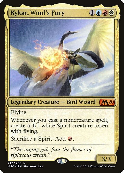 Kykar, Wind's Fury in the group Magic the Gathering / Types / Colors / Multicolors / R, U, W at Proxyprinters.com (32587)