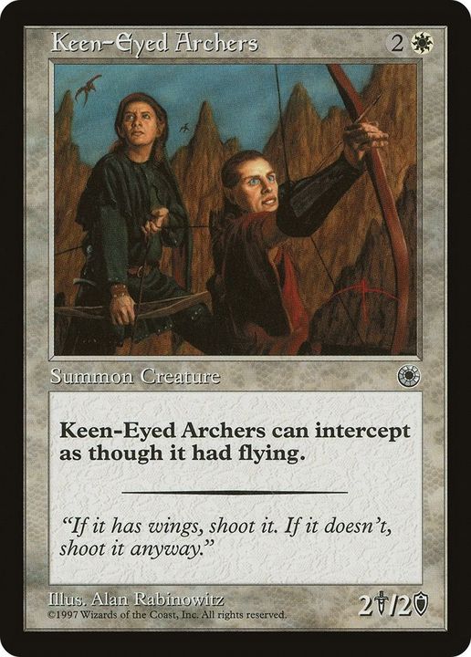 Keen-Eyed Archers in the group Magic the Gathering / Types / Creatures / Elf at Proxyprinters.com (32589)