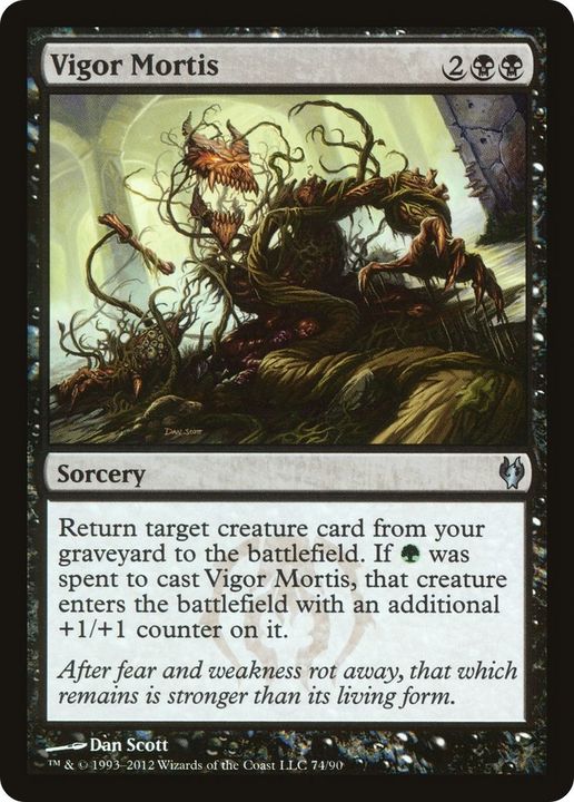 Vigor Mortis in the group Magic the Gathering / Types / Colors / Black at Proxyprinters.com (32600)