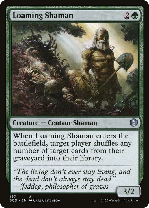 Loaming Shaman in the group Magic the Gathering / Sets / Starter Commander Decks at Proxyprinters.com (32612)