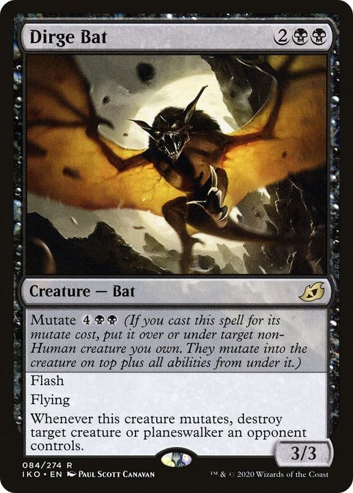 Dirge Bat in the group Magic the Gathering / Sets / Ikoria: Lair of Behemoths at Proxyprinters.com (32619)