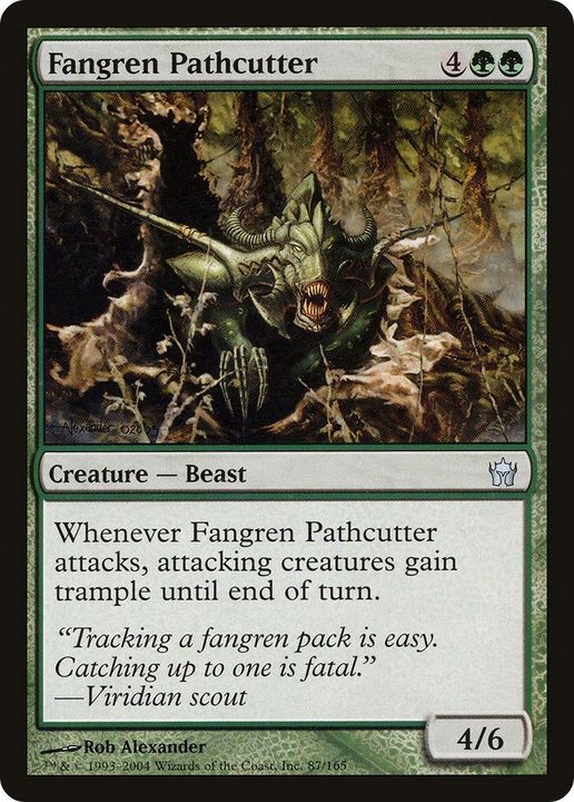 Fangren Pathcutter in the group Magic the Gathering / Types / Colors / Green at Proxyprinters.com (32620)