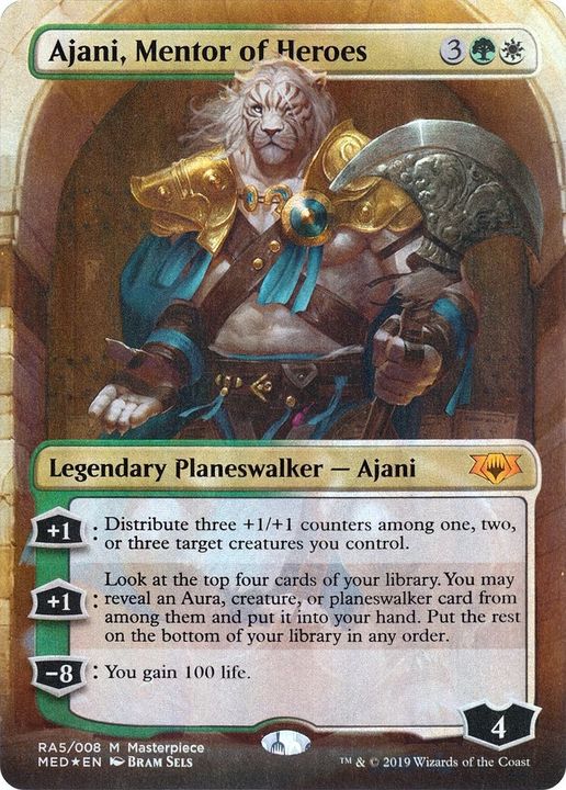 Ajani, Mentor of Heroes in the group Advanced search at Proxyprinters.com (32629)