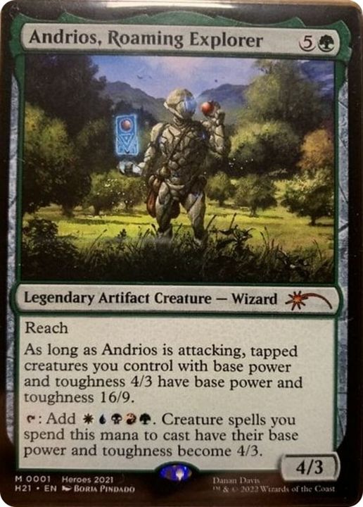 Andrios, Roaming Explorer in the group Magic the Gathering / Types / Artifacts / Legendary Artifact at Proxyprinters.com (32654)