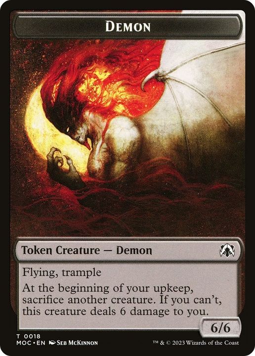 Demon in the group Magic the Gathering / Sets / March of the Machine Tokens at Proxyprinters.com (32677)