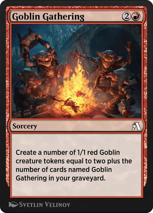 Goblin Gathering in the group Magic the Gathering / Sets / Arena Beginner Set at Proxyprinters.com (32681)