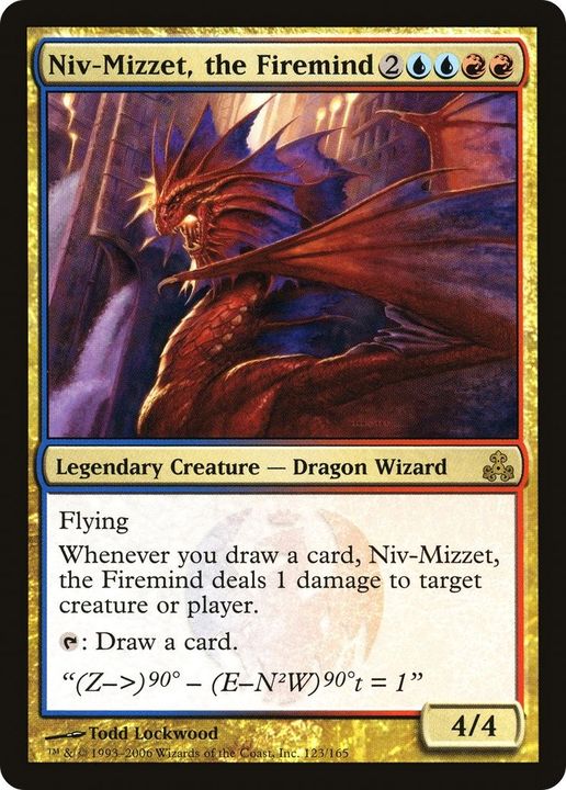 Niv-Mizzet, the Firemind in the group Magic the Gathering / Types / Colors / Multicolors / R, U at Proxyprinters.com (32688)