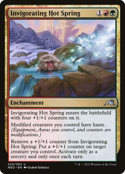 Invigorating Hot Spring in the group Magic the Gathering / Sets / Kamigawa: Neon Dynasty at Proxyprinters.com (32707)