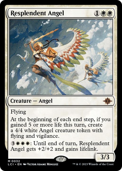 Resplendent Angel in the group Magic the Gathering / Sets / The Lost Caverns of Ixalan at Proxyprinters.com (32722)