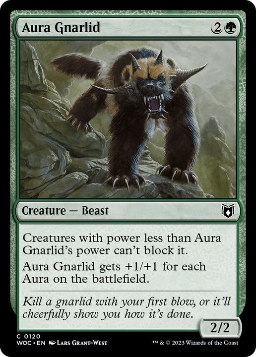 Aura Gnarlid in the group Magic the Gathering / Types / Colors / Green at Proxyprinters.com (32724)