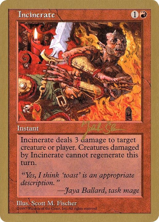 Incinerate in the group Magic the Gathering / Types / Colors / Red at Proxyprinters.com (32731)