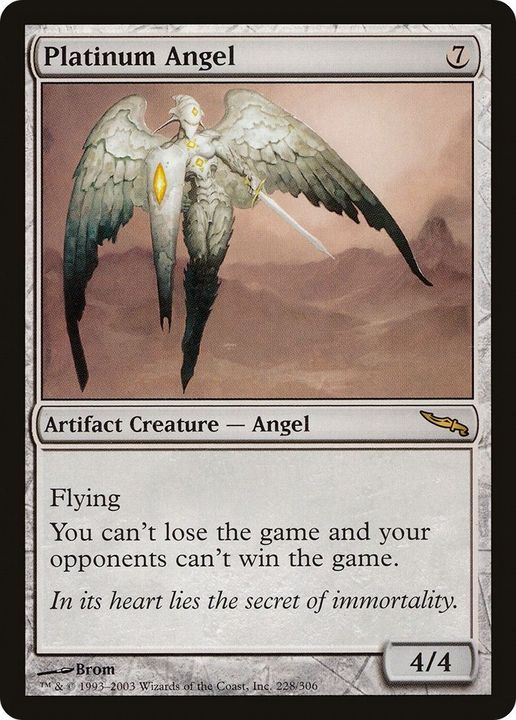 Platinum Angel in the group Magic the Gathering / Types / Colors / Colorless at Proxyprinters.com (32744)