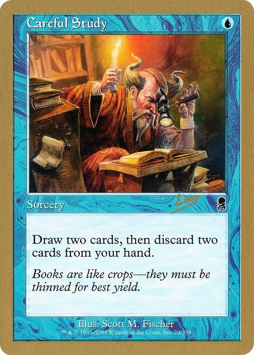 Careful Study in the group Magic the Gathering / Sets / World Championship Decks 2002 at Proxyprinters.com (32790)