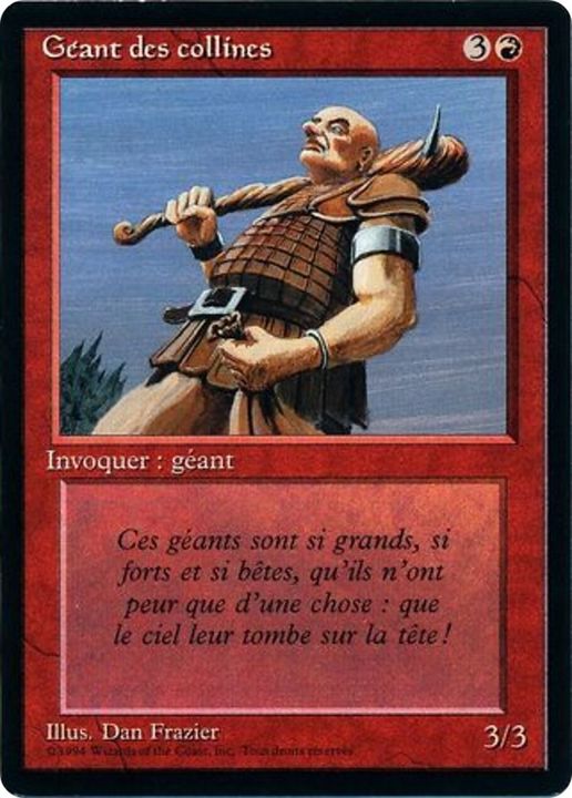 Hill Giant in the group Magic the Gathering / Sets / Foreign Black Border at Proxyprinters.com (32804)